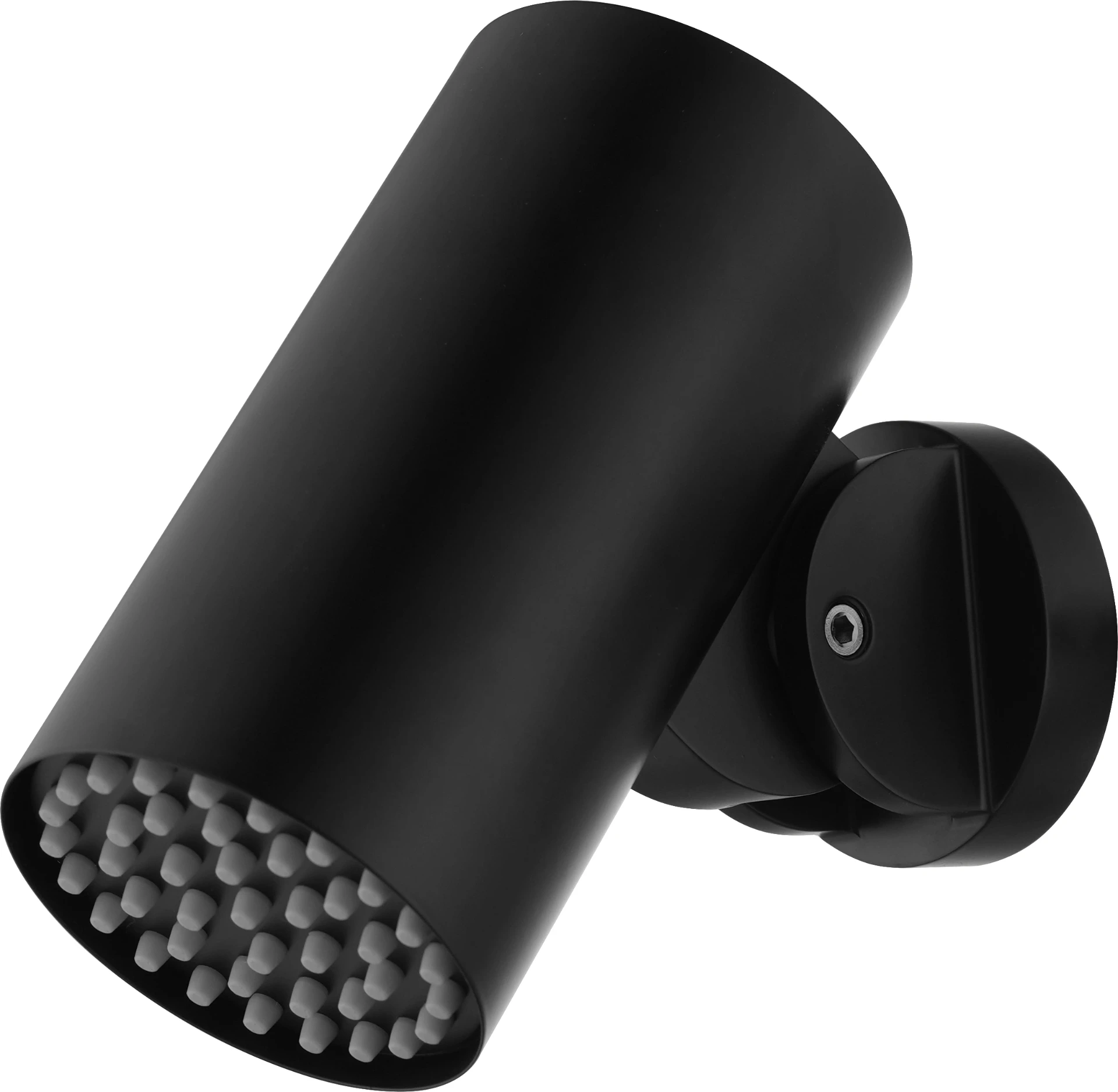 Pulvérisateur mural rond de série TUBE en noir mat