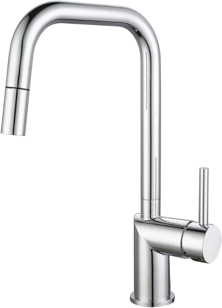 Mélangeur de cuisine monocommande amovible Monza series en chrome