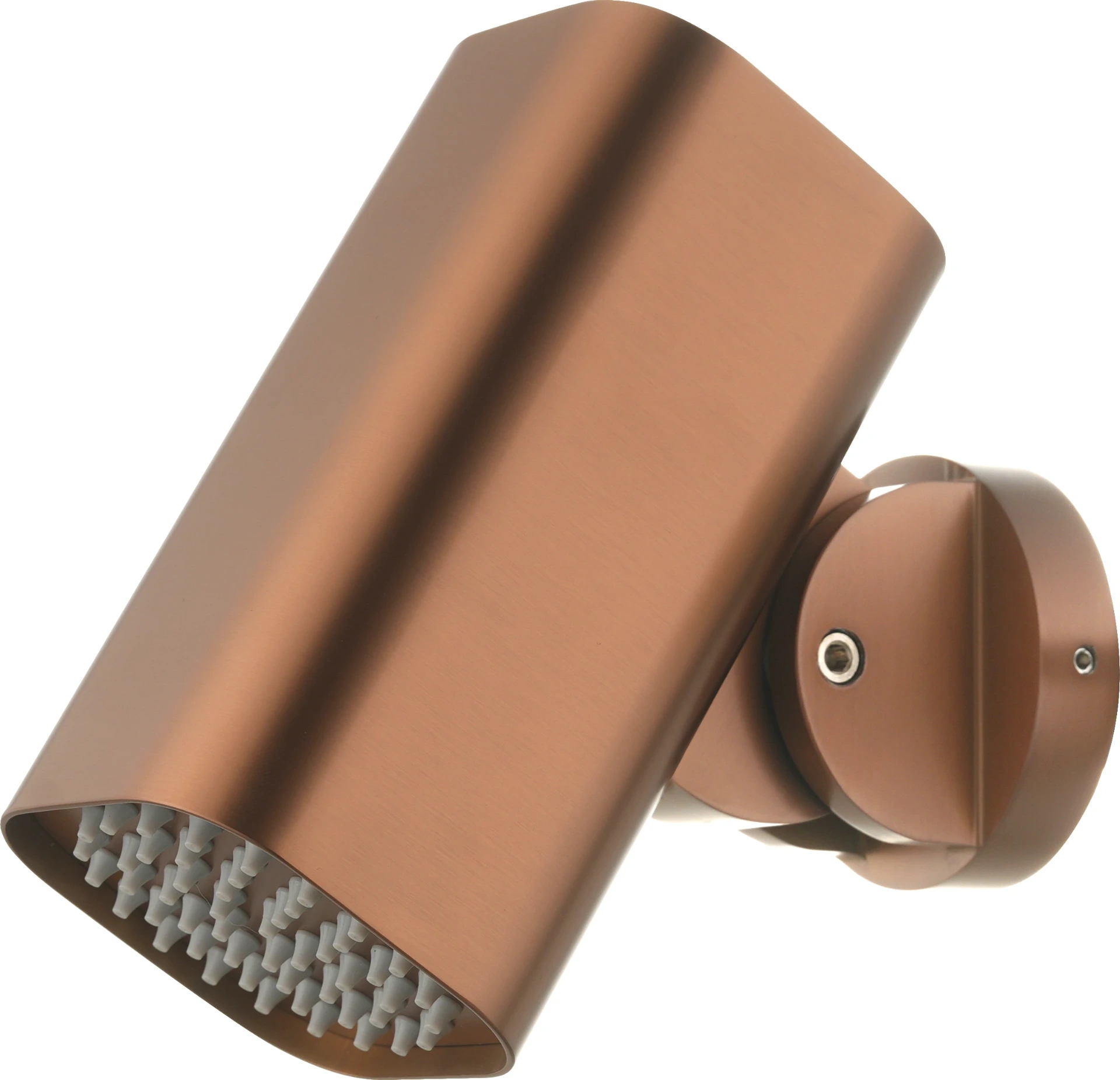 Pulvérisateur mural carré TUBE series en or rose brossé